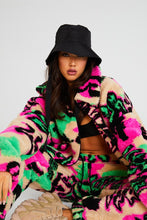Load image into Gallery viewer, Rainbow Not Ur Angel Fleece Jacket
